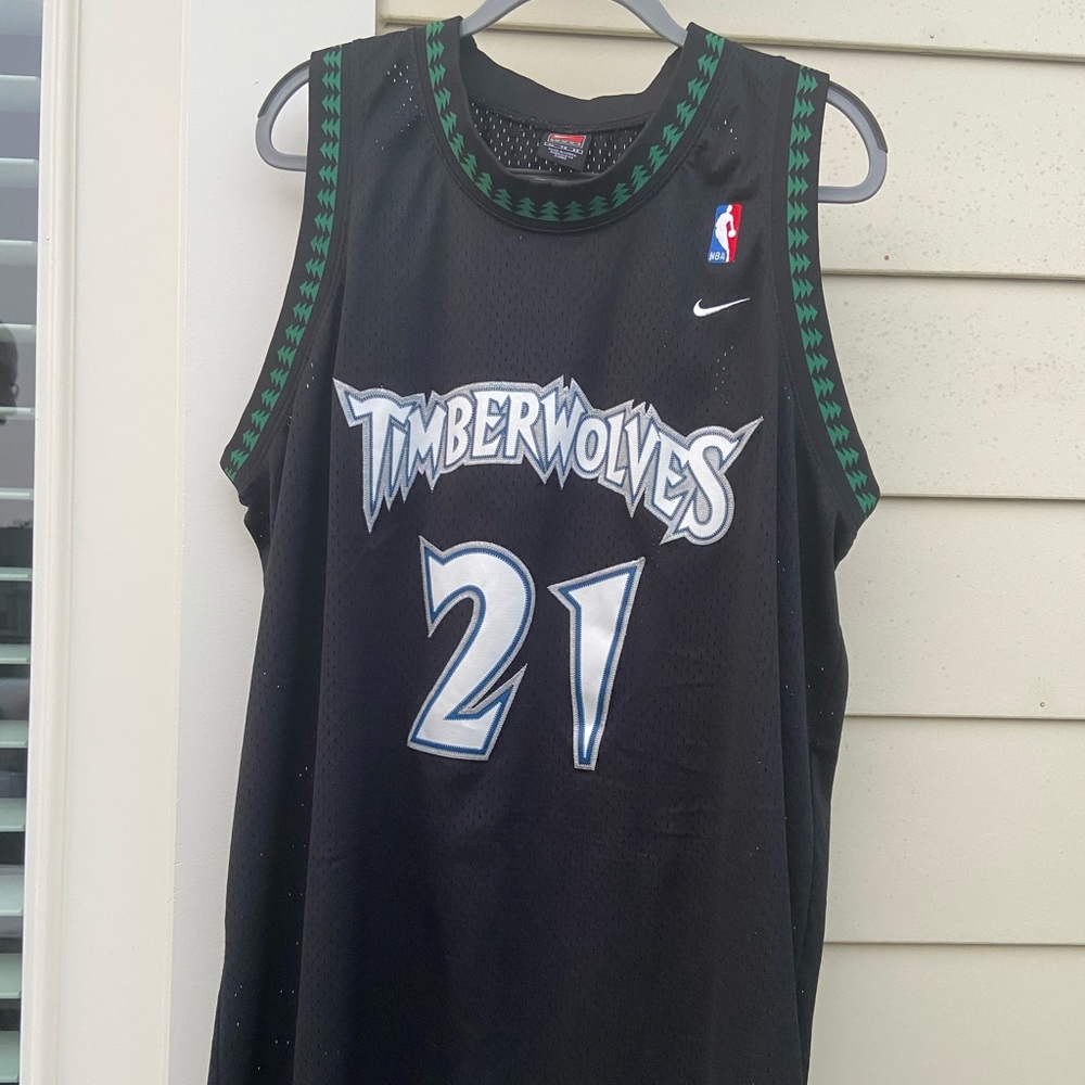 Throwback Kevin Garnett Twolves Nike Jersey